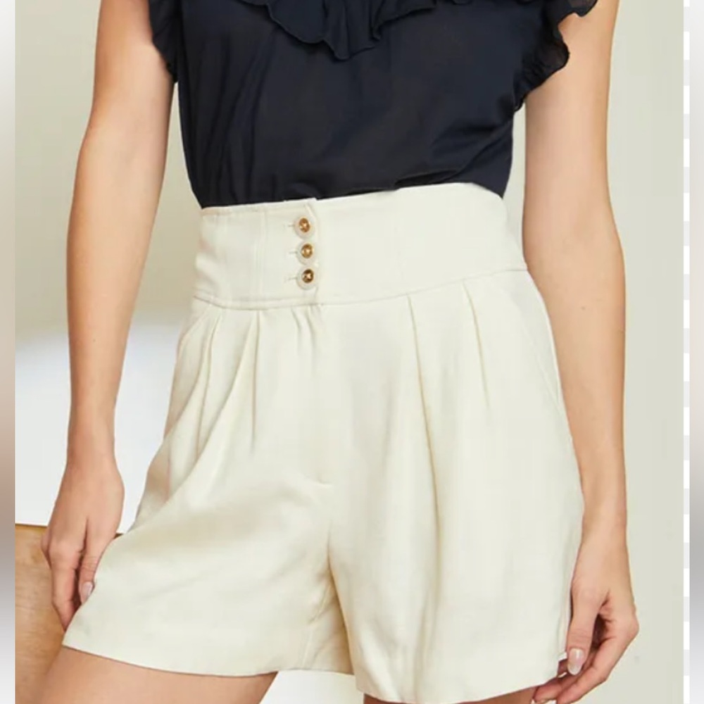 Veronica Beard Alicia Short in Off‎ White